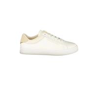 Tommy Hilfiger Women's Essential Low Top Court Trainers, Beige (Sugarcane), 3.5