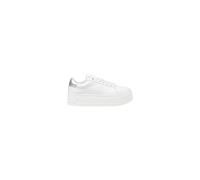 Leather Sneaker Women's Collection Spring/Summer - female - Calvin Klein Jeans - Sneakers - Gray - 5 UK - Shoes 5 UK