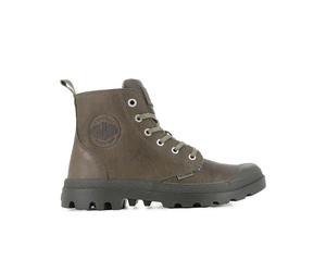 Leather sneakers with zip closure Palladium Pampa Ess Vert 43