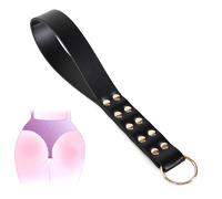 Leather Spanking Paddle Double Hand Clap Porn Whip for Adult Couples Games Leather Slave Flirting Role Play Sex Toy