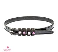 Leather Spur Straps by Imperial Riding Diamante 52cm Patent Leather Accents