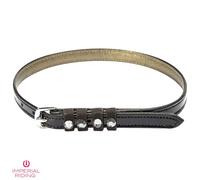 Imperial Riding Spur Straps Leather IRHPardouz Black Lack/Metallic - One Size