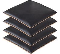 Leather Square Cushion for Chair | Soft & Seat Pad for Office Kitchen Dining Chairs | Machine Washable Cover | Juego de 1/2/4 Options Available