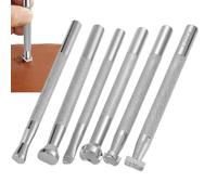 Leather Stamping, Leathers Stamps, 3.74 Inches Leather Printing Tools | Embosser Stamp Punch Kit | 6 Pieces Leatherworking Saddle Making Stencils for Hobbyists, Enthusiasts, Artists & Professionals