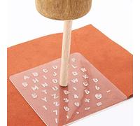 Leather Stamping Tools, Digital Character Stamp Punch Set for Leather Embossing Craft DIY, Leather Work Stamper