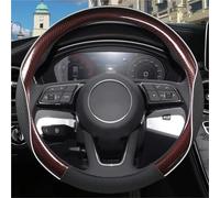 Leather Steering Wheel Cover For A4 B5 B6 B7 B8 B9 1994~2022 Car Steering Wheel Cover Microfiber Leather+Carbon Fiber Accessories Car Steering Wheel Protector
