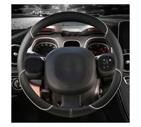 Leather Steering Wheel Cover for Dodge RAM 2500 2010-2026, Breathable Anti-Slip Stable Protector for Car SUV Van, All Weather Car Interior Accessories, 37-38cm(Beige,O)