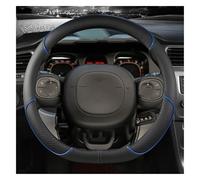Leather Steering Wheel Cover for Kia EV3 2024 2025 2026, Breathable Anti-Slip Stable Protector for Car SUV Van, All Weather Car Interior Accessories, 37-38cm(Brown,O)