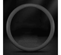 Leather Steering Wheel Covers for Renault Laguna II 2001-2007, Anti-flip Microfiber Leather for Steering Wheel Protector Car Accessories,O-Shape-Black