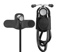 Leather Stethoscope Holder Hip Clip,Clip-On Stethoscope Case for Waist Belt,Stethoscope Waist Clip Holder for Physicians Nurses,Stethoscope Accessories