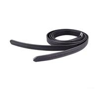 Leather Stirrup for English Saddles, 2 Pack Microfiber Stirrup Straps with Stainless Steel Hardware, Adjustable Soft Horse Riding Tack in Black/Br(Black)