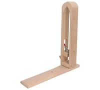 Leather Stitching Pony Adjustable Angle Hand Stitching Tool with Stretch Rod for DIY Leather Craft - Beech Wood Durable Design, Flexible Rotation, Ideal for Sewing Belts and Bags