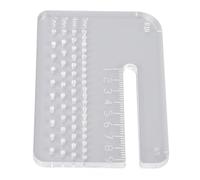 Leather Stitching Punch Aid Plate Punching Craftsmanship Acrylic Puller Thickening Accessories Acrylic Ornament Tools Outdoor Acrylic for Sew, Punching