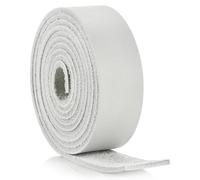 Leather Strap 1 Inches Wide Flat Leather Straps for Crafts, Full Grain Leather Strips for Crafts, Tooling, Belt, Garden Tools (3.0mm Thick 59-62 Inches Long White Veg Tan)