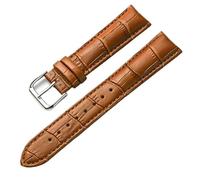 Leather strap 10mm-24mm Universal Genuine 16mm 18mm Black Brown Quick Release Replacement Watch Band
