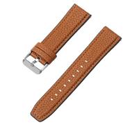 Leather Strap 20mm 22mm 18mm For Amazfit GTS 4 Mini/2 2E For Garmin Venu for Seiko Watch Band for Traditional Watch,Light Brown,18mm