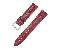 Leather strap 20mm 22mm watch band 12~22mm Lizard pattern patent leather shiny men's and women's belt,Purple,12mm