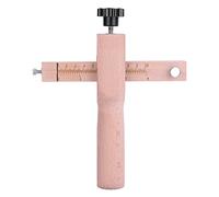 Leather Strap Cutter Tools, Adjustable Hand Leather Strip Strap Cutting Tool DIY Craft Tools Cutter Wooden Leather Cutting Tools with 5 Blades