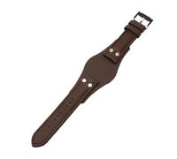 Leather Strap Fit For Fossil CH2564 CH2565 CH2891 CH3051 FS4813 ME3102 AM4535/AM4486 AM4532 20mm 22mm Men Rivet Watch Band(Brown black buckle,22mm)