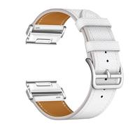 Leather Strap for Garmin Fenix 8 43mm Watch Band for fenix 7s 6s Pro 5s Plus Replacement Band Compatible with Garmin Epix Pro 42mm Descent MK3i 43mm Wristband (white,QuickFit 20mm)