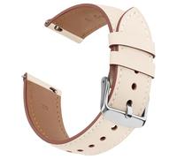 Leather Strap for Garmin Forerunner 255 Strap,265 Stra p,Venu 2 Stra p/Venu 3 Stra p/Vivoactive 4 45mm,22mm Width Leather Quick Release Band for 255/265 Music,Legacy Hero (Starlight, 22mm)