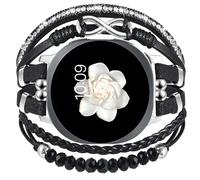 Leather Strap For Samsung Galaxy Watch 8/7/6/5/4 Band 40mm 44mm Women 20mm Cute Multi-layer Adjustable Bracelet For Galaxy Watch 8 Classic 6 4 Classic 43mm 47mm 42mm 46mm, Galaxy 8/8 Classic-40/44
