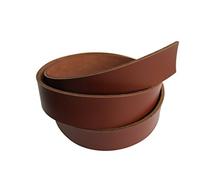 Leather Strap, Leather Strip, Leather Band, Natural Leather Belt Blank. 9-10 oz 51-55". (Brown Cognac, 1 1/5 inch (30mm.))