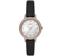 Leather Strap Watch - female - Emporio Armani - Watches - Multicolor - ONE SIZE - Accessories ONE SIZE