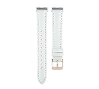 Leather Straps Compatible with Huawei Band 9/Band 8 Strap, Adjustable Replacement Wristband Premium Leather Band for Huawei Band 9 Smart Watch (White)