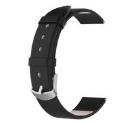 Leather Straps Compatible with Withings ScanWatch Light Strap, Adjustable Replacement Wristband Premium Leather Band for ScanWatch Light 37mm Smart Watch (Black)