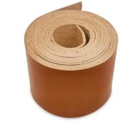 Leather Straps for Hanging, Bags & Crafts | 1.8-2mm Thick | 72 Inches Long | Flat Wide Leather Strips for Crafts, Tooling, Belt, Garden Tools by Kozmo (Caramel Brown, 1.5 Inch)