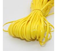 Leather Strip Flat Leather Cord 10M 2/3/4mm Width Multicolor Braided PU Leather Strap Flat Cord Rope DIY Necklace Bracelet Jewelry Making Accessories(B,3mm)