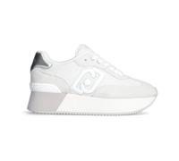 Leather Suede Mesh Trainers - female - Liu Jo - Sneakers - White - 7 UK - Shoes 7 UK