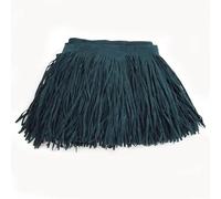 Leather Suede Tassel Lace Leathers Ribbon Fringe for Bag Clothing Sewing Accessories Manual Decoration Trim for DIY Craft Sewing(TF005-NavyGreen80,20cm)