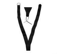 Leather Sword Scabbard Holder with Belt Loop for Fencing and For Cosplay, Designed for Stage Performance and Drama Use (Black)