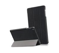 Leather Tablet Case for Protective Shell with Precise Cutouts Flexible Design Easy Installation Black