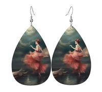 Leather Teardrop Earrings For Women, A Night Of Miracles And Magic Lightweight Dangle Earrings Fashion Jewelry Gifts For Women Ladies