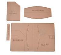 Leather Template Set Acrylic Craft Tool for Hand-Made Notebook Cover