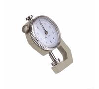Leather Thickness Measuring Instrument 0-10mm Manual Gauge Tool for Jewelry, Metal Sheets, Paper and Wire Measurement, White(0-10mm Flat)