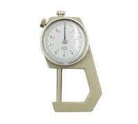 Leather Thickness Measuring Instrument 0-10mm Metal Digital Gauge for Jewelry Paper Thin Film Wire Craft Projects, 1PC White 0-20mm Flat