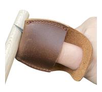 Leather Thumb Guard - Wood Carving Leather Finger Protector | Carving For Whittling Tools Handcrafted For Carpenters Woodworkers And During Detailed Woodworking And Craft Projects