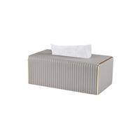 Leather Tissue Box Cover - Creative Rectangular Napkin Dispenser for Living Room, Coffee Table Décor - Stylish Beige Tissue Holder for Facial Tissues and Napkins