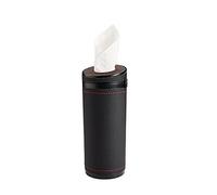 Leather Tissue Box Holder - Car Interior Tissue Cup (Black)