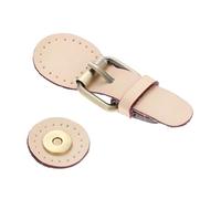 Leather Toggle Closure Buttons Sewing Leather Magnetic Snap Buckles Fasteners for Handmade DIY Patchwork Bags Hangbag Lock Hardware Accessories(Color 1)