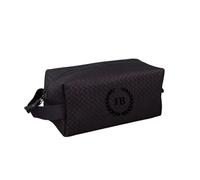 Leather Toiletry Bag Genuine Leather Handmade Dopp Kit Men Bag Cosmetic Bag Gift for Him - Tobacco, Black (Black-2)