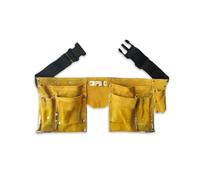 Leather Tool Belt Craftsmanship High Efficiency Storage Pouches Multiple Pockets Buckle Kits Wear-Resistance Work Apron(2pcs)