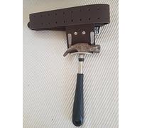 Leather Tool Belt & Hammer Holder | BBI 2 in 1 Tools Holder | Brown Leather Tool Belt Hammer | UK Sale