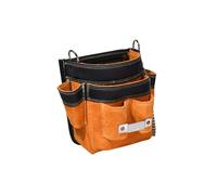 Leather Tool Pouch Heavy Duty Multiple Storage Pockets Electrician Tool Belt for Electrician Woodworking Carpenter Adults