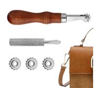 Leather Tracing Wheel, Mark Spacer - Leathercraft Marker Embossing System, Ergonomic Leathercraft Spacing Tool, Arts Crafts Accessories for Beginners