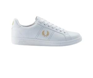 Leather Trainers Fred Perry Blanc 42
